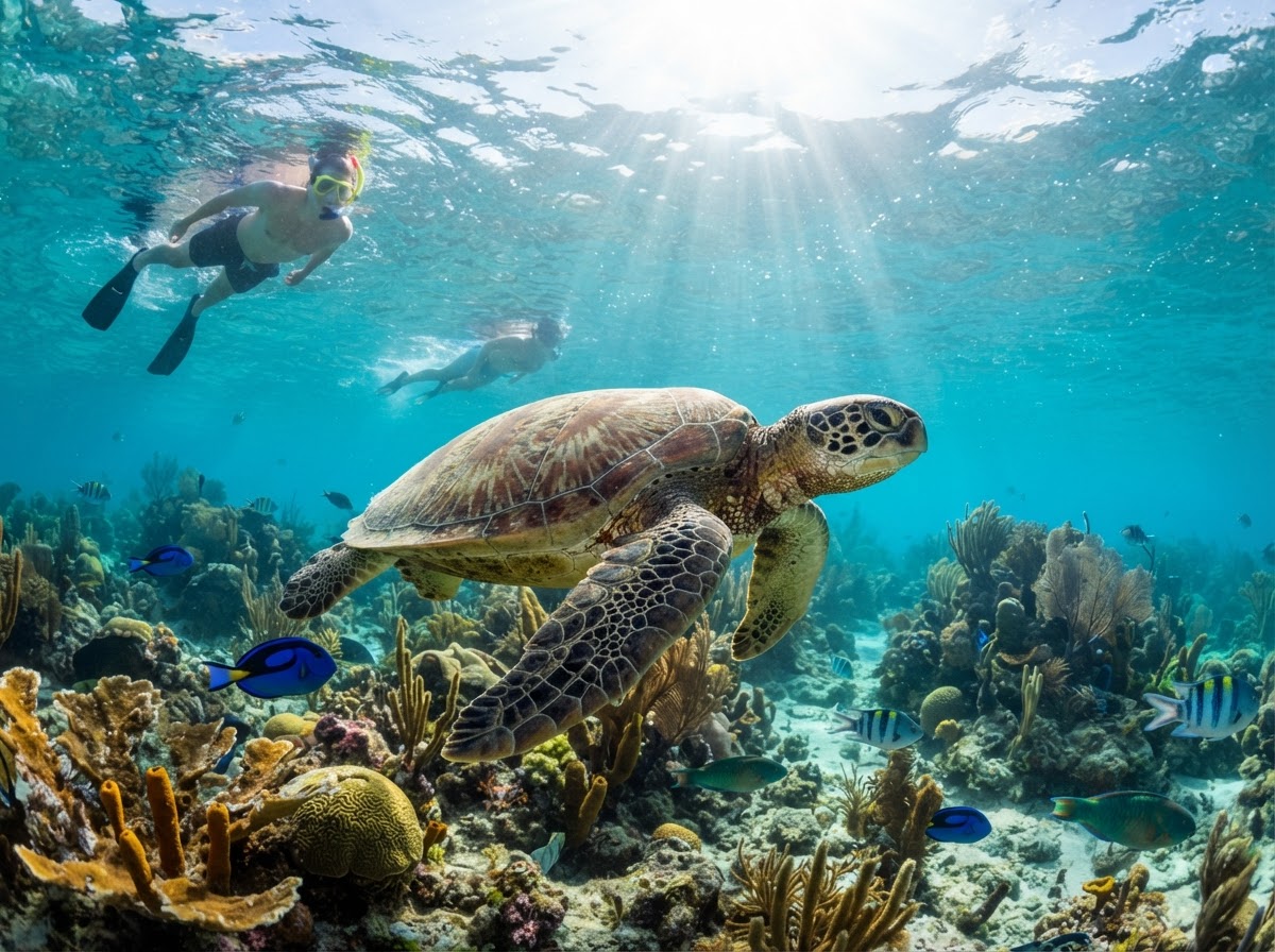 Akumal — Swim with sea turtles