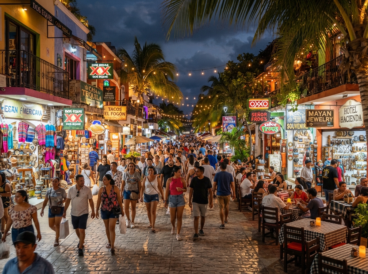 Playa del Carmen — 5th Avenue & nightlife