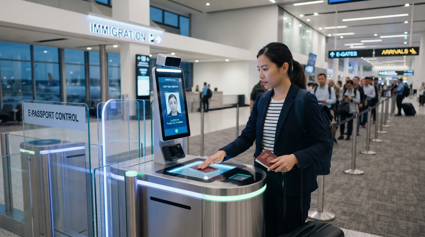 The E-Gates That Bypass the Long Cancun Airport Immigration Line