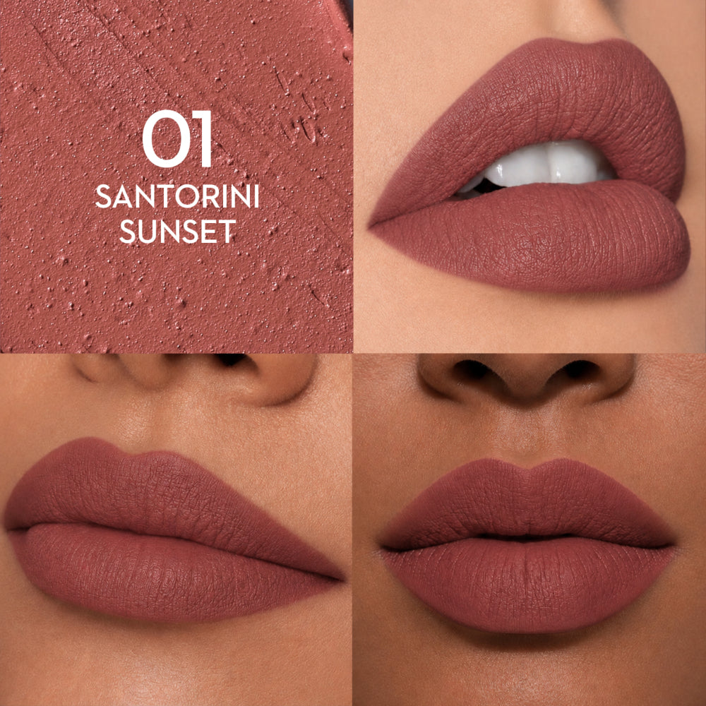 Honey Glaze Serum Lipstick swatch & model look