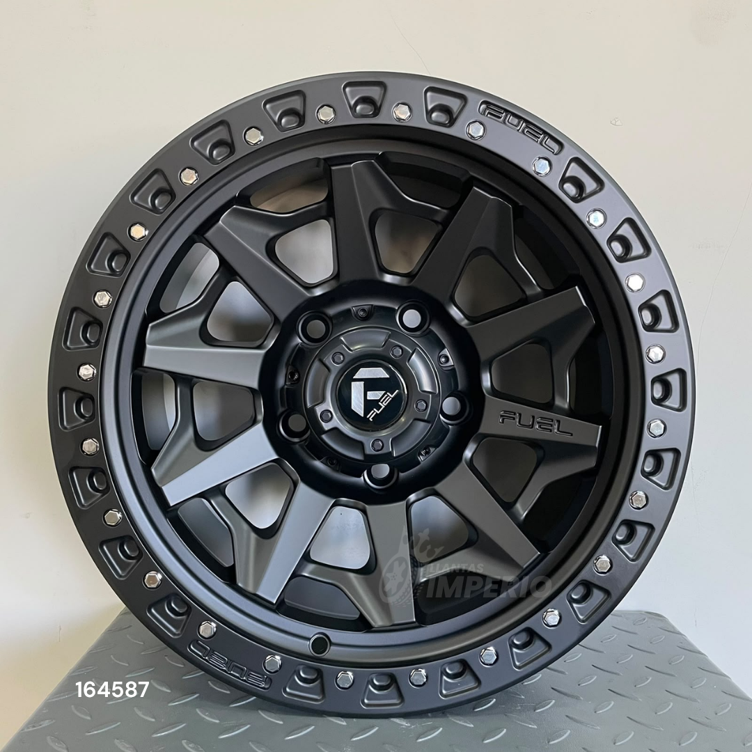 Rin FUEL MATE BLACK 16X8 5-135 - Llantas Imperio