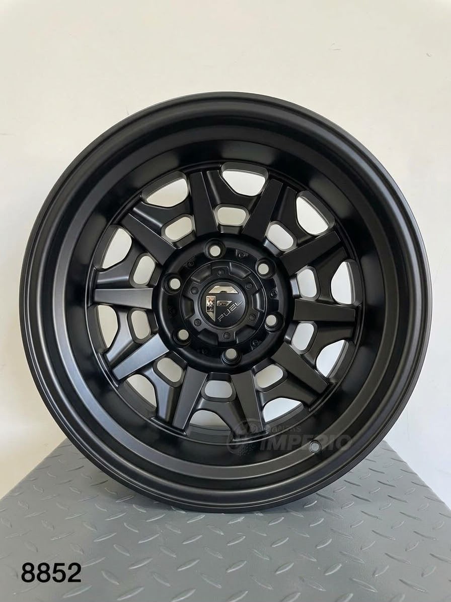 Rin 15X10 6-139.7 MATT BLACK 15X10 6-139.7 - Llantas Imperio