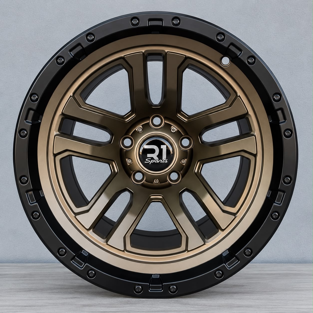 Rin 15X10 5-114.3 BRONCE LIP BLACK 15X10 5-114.3 - Llantas Imperio