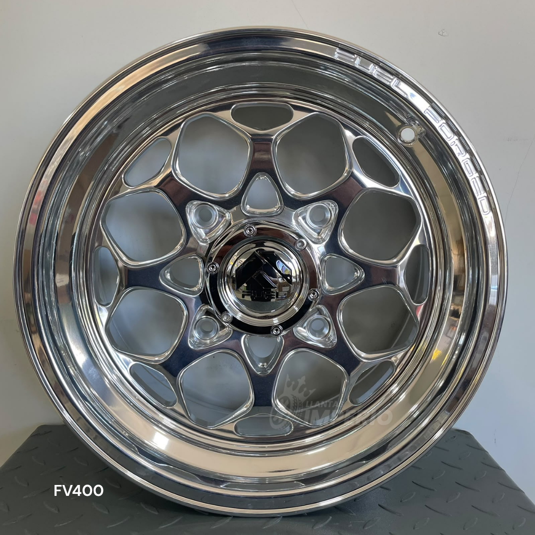 Rin FUEL POLISHED BEADGRIP EPTER UTV 15X7 4-156 RZR - Llantas Imperio