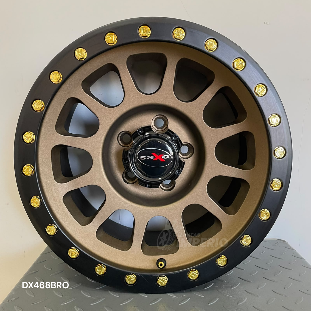 Rin 15X8 5-114.3 SAND BRONZE BLACK LIP 15X8 5-114.3 - Llantas Imperio