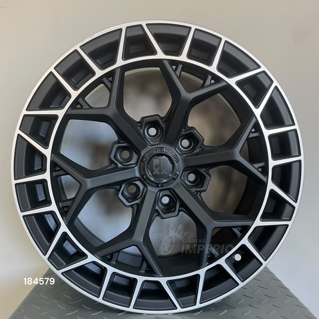 Rin 18X9 6-139.7 MATT BLACK MACHINE LIP 18X9 6-139.7 - Llantas Imperio