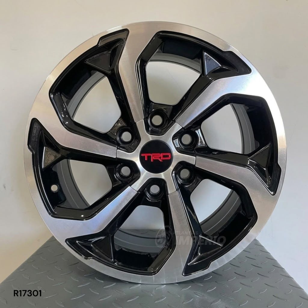 Rin 17X7.5 6-139.7 BLACK POLISH 17X7.5 6-139.7 - Llantas Imperio