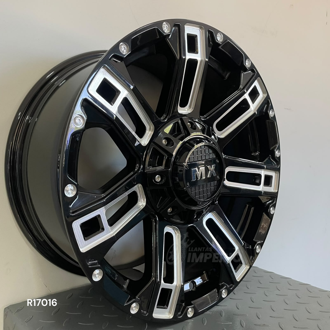 Rin 17X8 6-139.7 BLACK POLISH 17X8 6-139.7 - Llantas Imperio