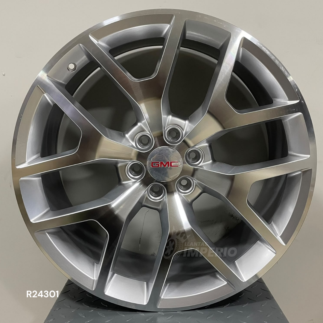Rin MACHINED FACE GMC 24X9.5 6-139.7 - Llantas Imperio