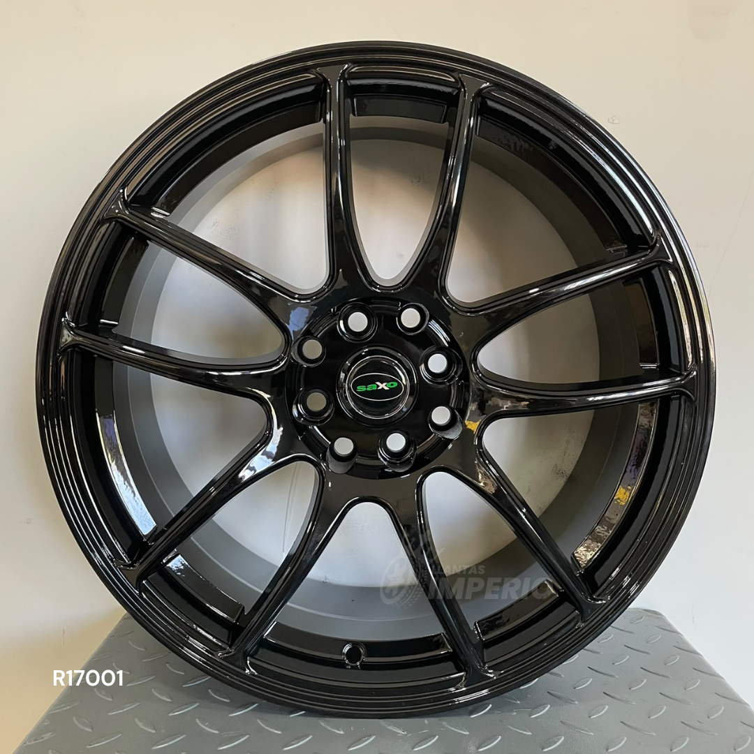 Rin 17X7.5 4-100/114.3 BLACK GLOSS 17X7.5 4-100/114.3 - Llantas Imperio
