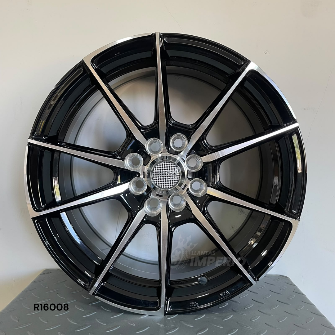 Rin SAXO TUNING BLACK 16X7 4-100/114.3 - Llantas Imperio