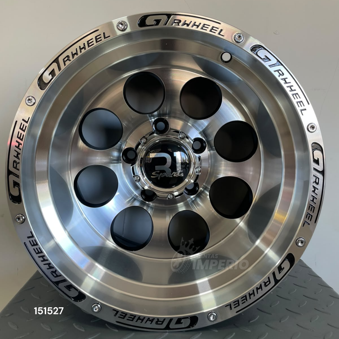 Rin R1 SPORT MACHINED FACE 15X10 5-127 - Llantas Imperio