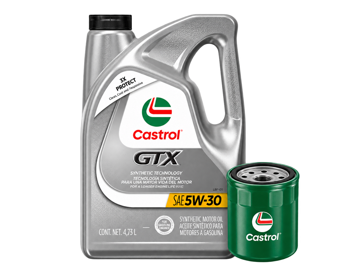 Castrol GTX 5W-30 Synthetic Technology - Llantas Imperio