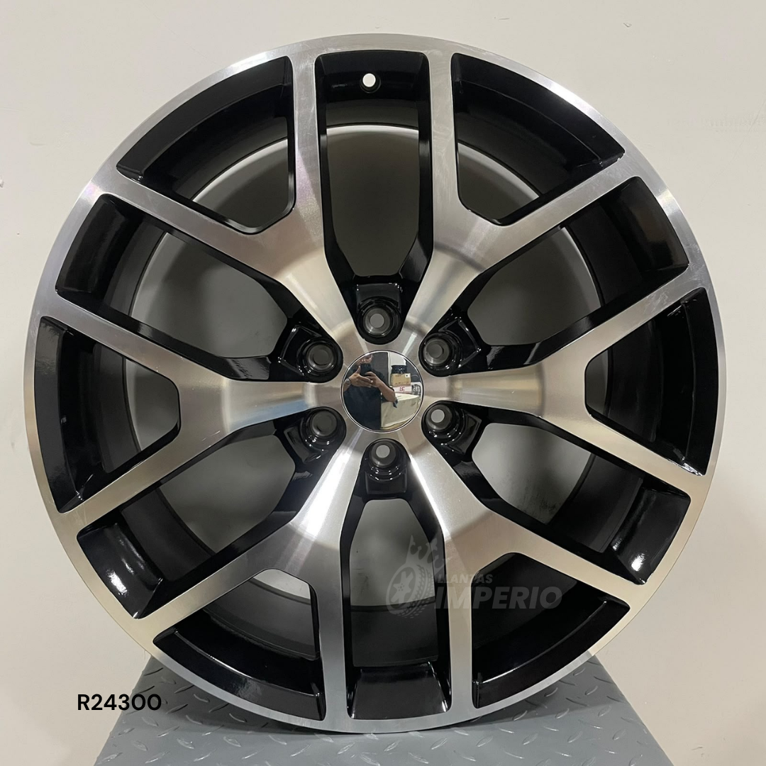 Rin MACHINE FACE 24X9.5 6-139.7 - Llantas Imperio