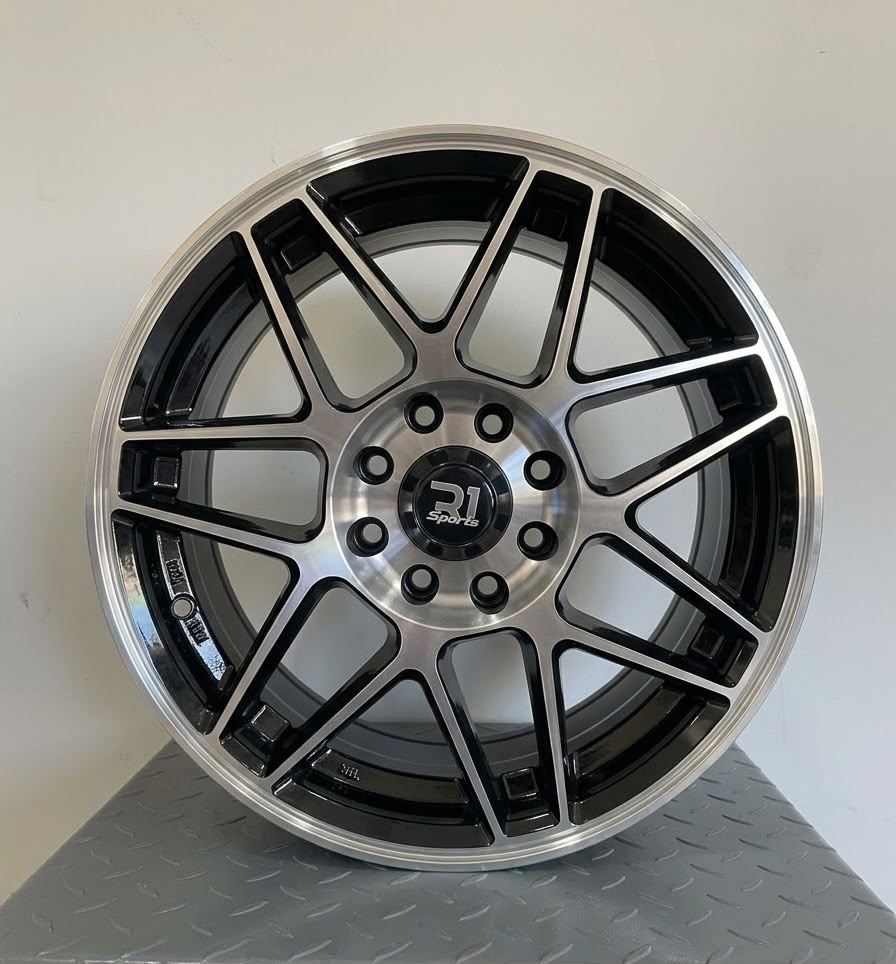 Rin 14X6 4-100/108 BLACK POLISH 14X6 4-100/108 - Llantas Imperio