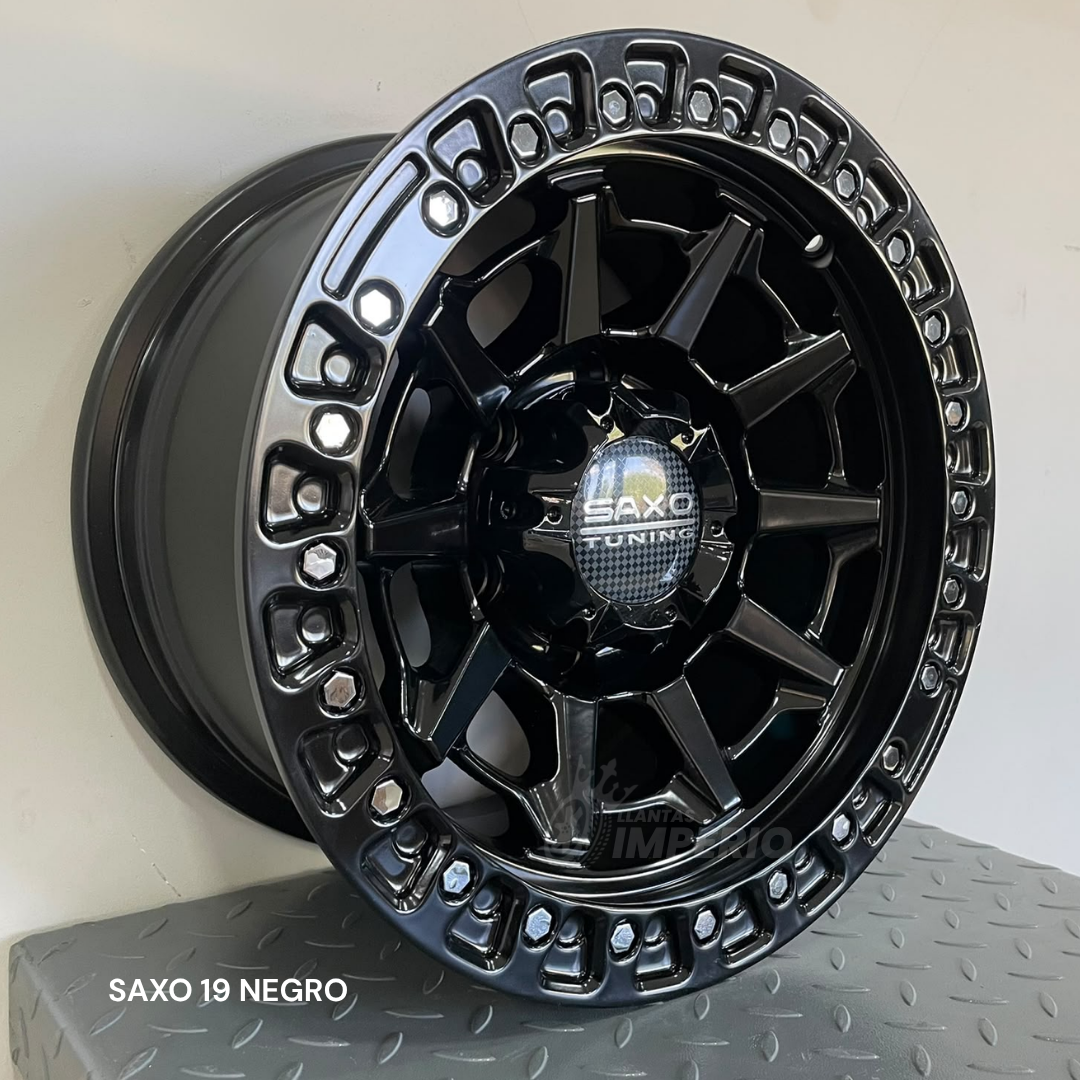 Rin 15X8 6X139.7 SAXO NEGRO 15X8 6-139.7 - Llantas Imperio