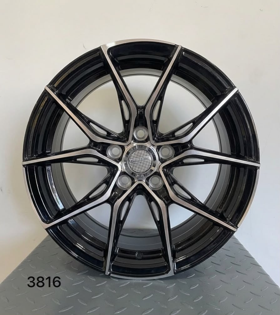 Rin 16X7 5-110 BLACK POLISH 16X7 5-110 - Llantas Imperio