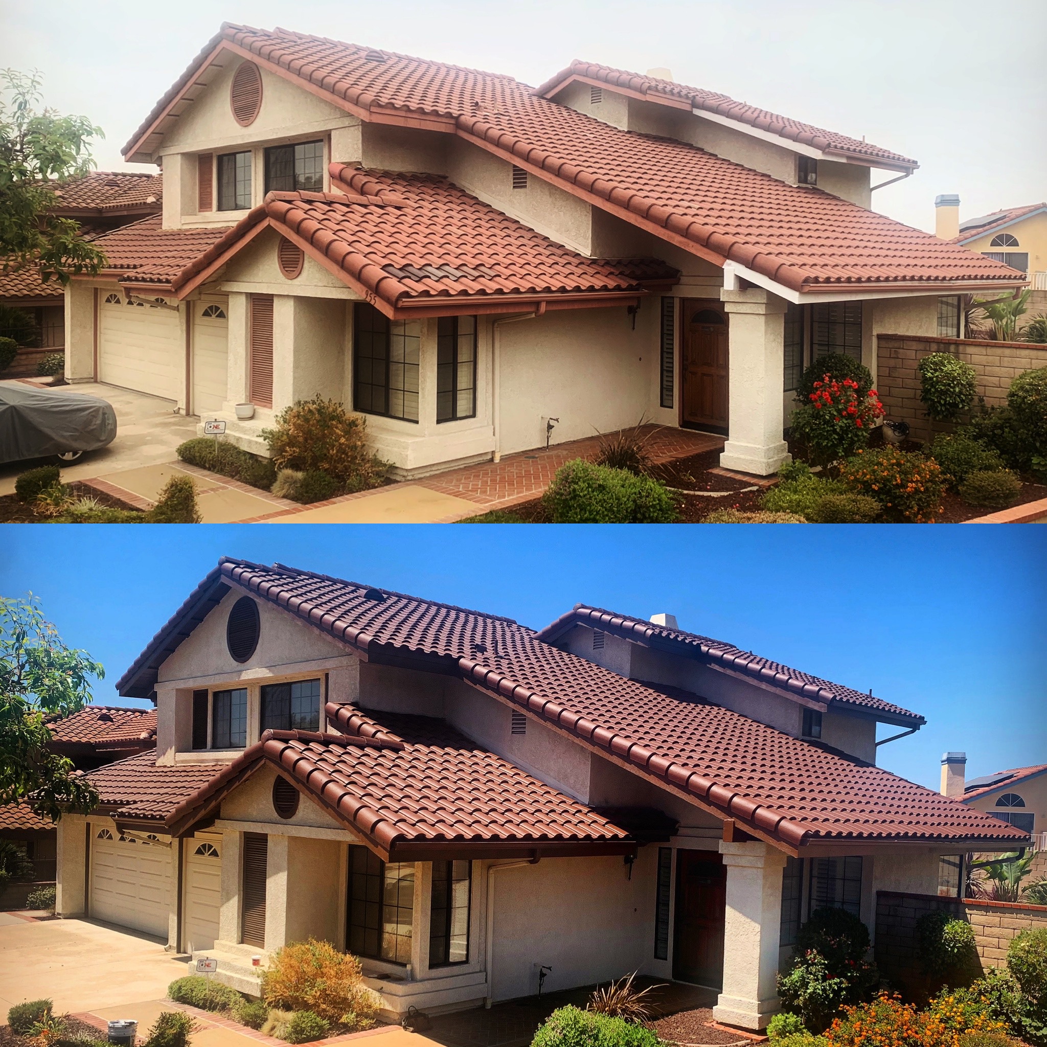 Deep Espresso Tile Roof Restoration