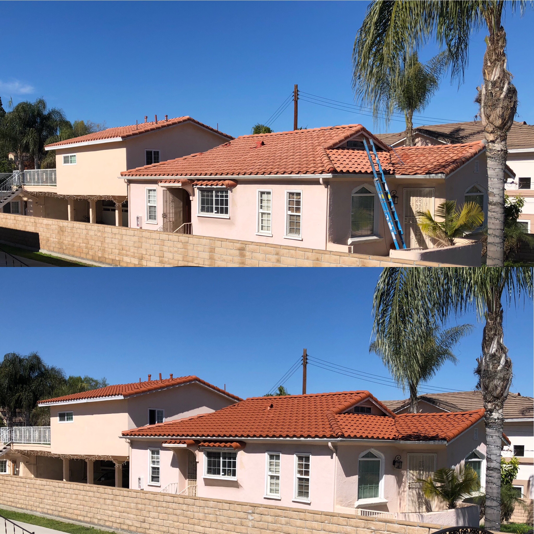 Terracotta Tile Roof Color Restoration