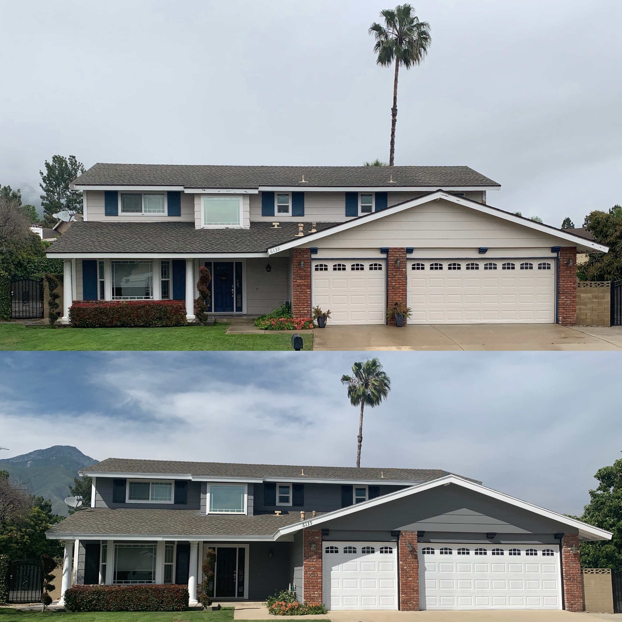 Modern Exterior Paint & Trim Transformation