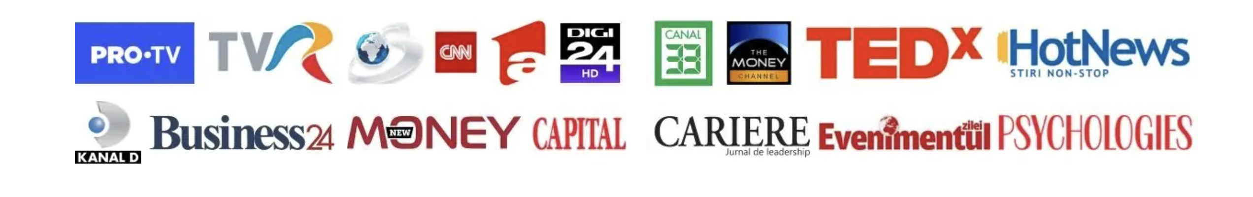 Publicații și posturi de televiziune parteneri
