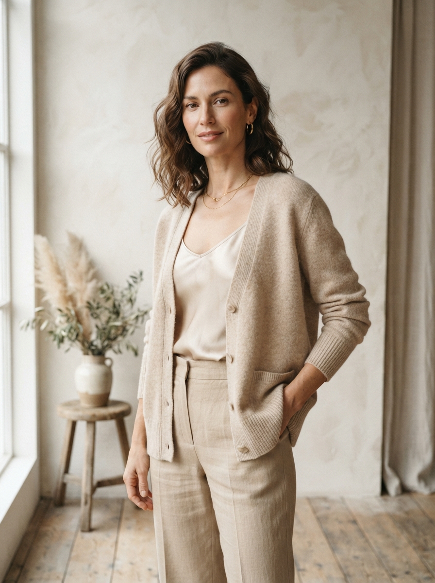 Cashmere Blend Cardigan
