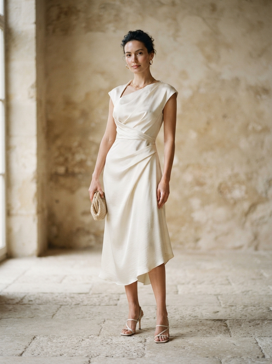 Sculpted Midi Dress