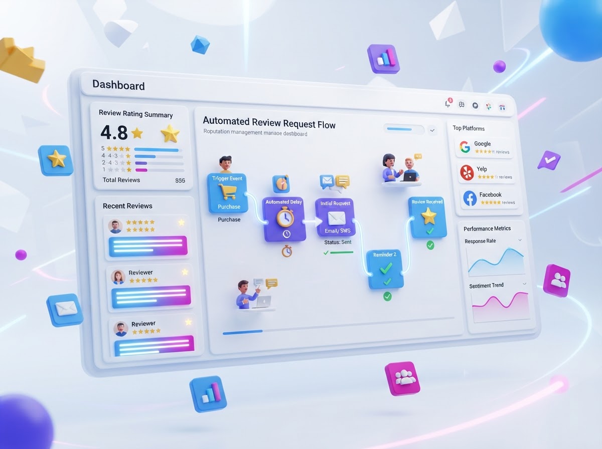 DigiAutomize DigiReviews reputation management dashboard