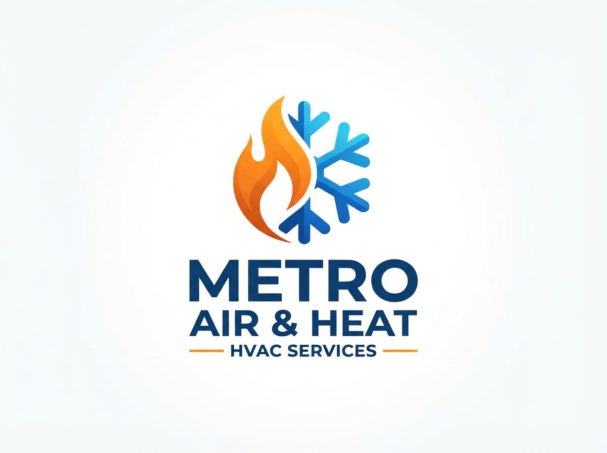 DigiAutomize DigiLogos example: professional logo created for a local HVAC company