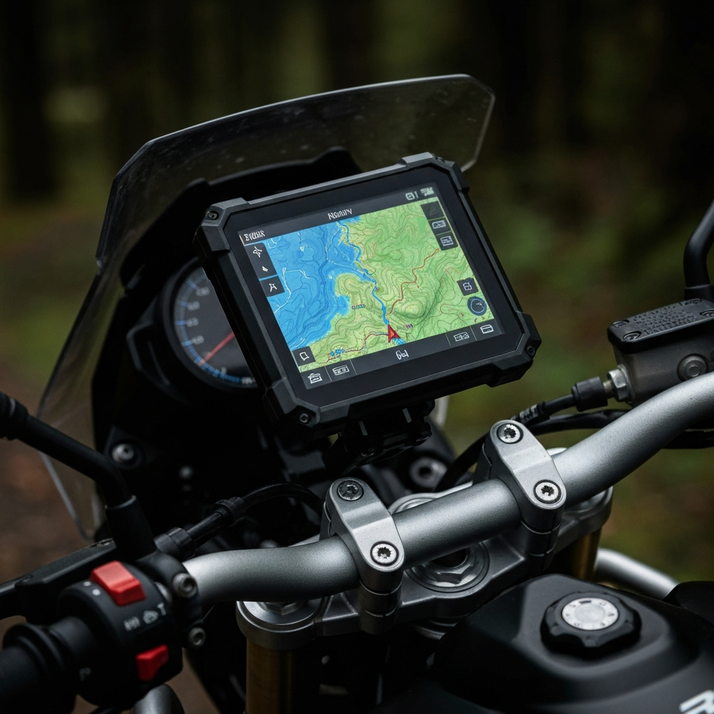 Garmin Zūmo XT3 motorcycle rental gear in Asheville, NC