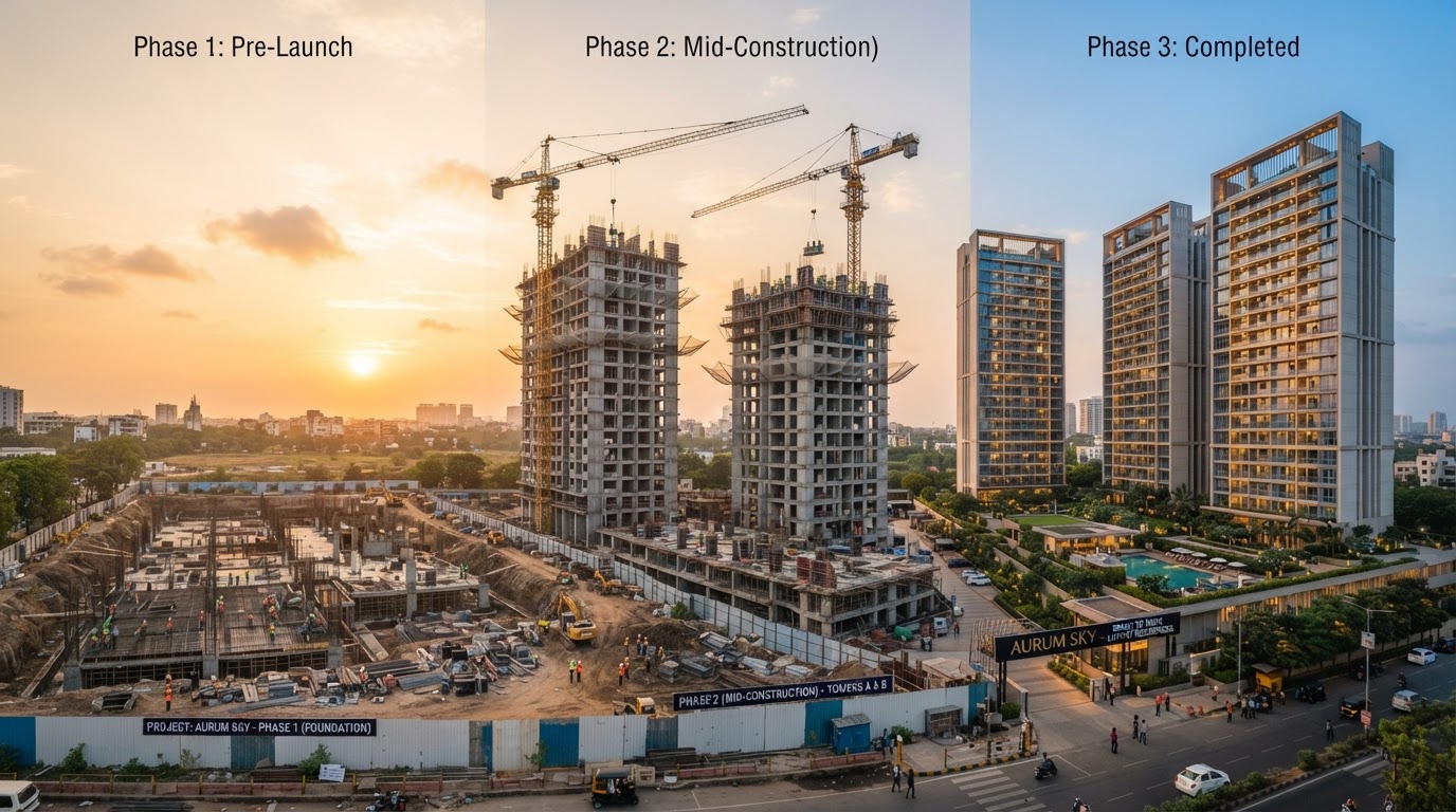 Pre-Launch vs Under-Construction vs Ready-to-Move: Where Should You Enter?
