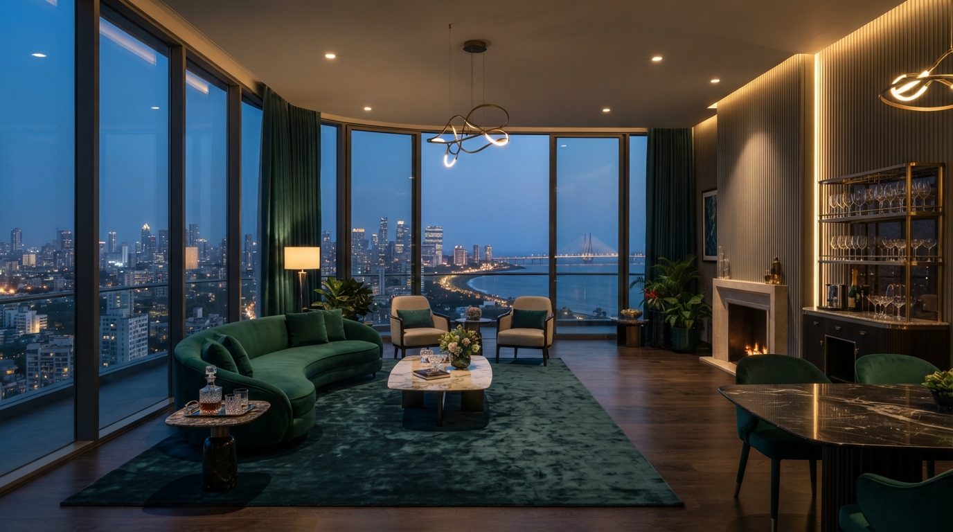 Indian real estate investment — modern residential development skyline