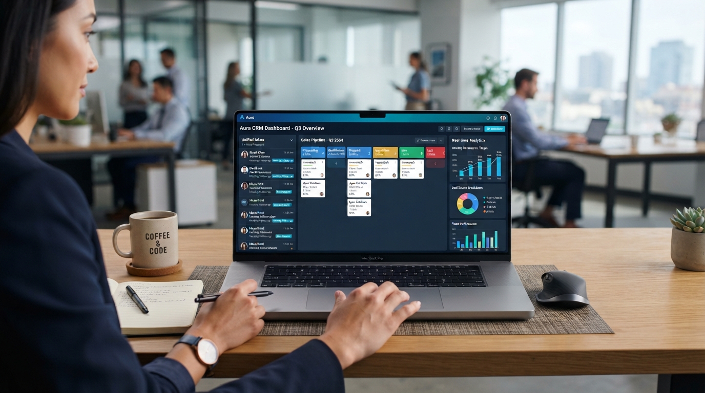 All-in-one business CRM dashboard with unified inbox and pipeline — Web Wisconsin for Retail Stores in Wisconsin