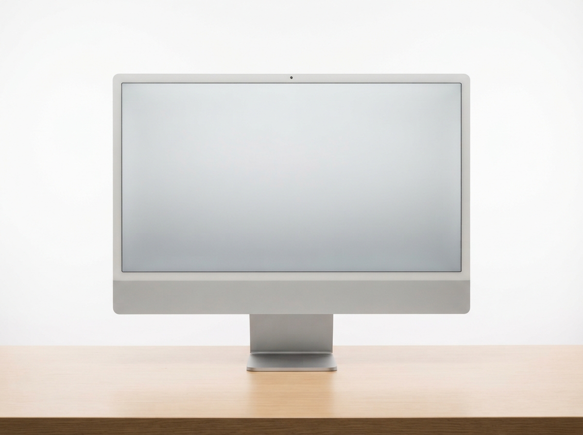Desktop monitor showing a website preview