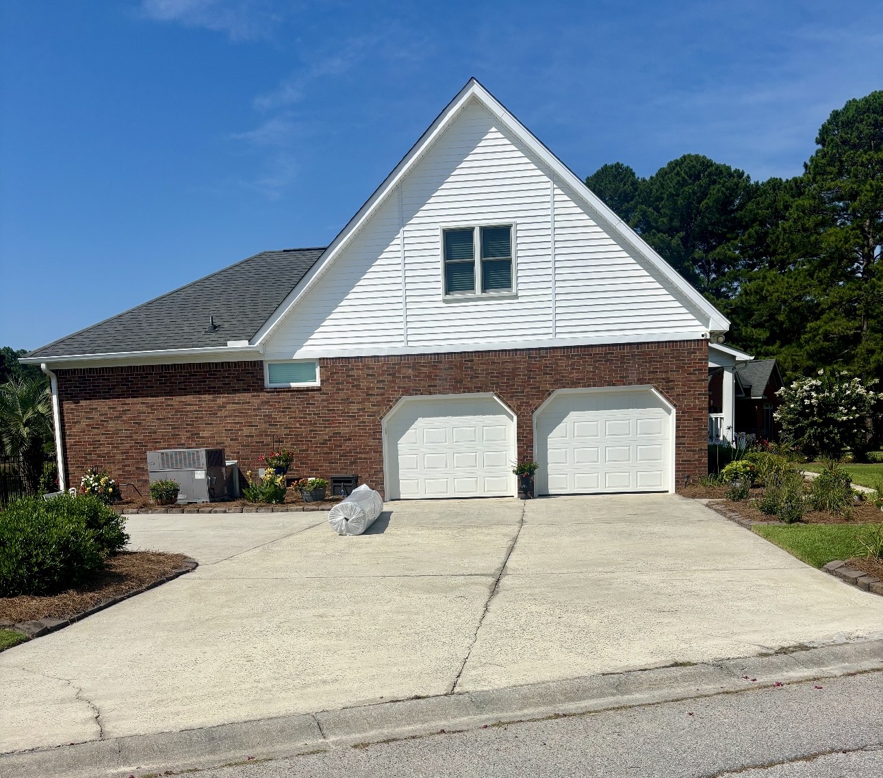Top Tier Exteriors pressure washing Columbia SC home exterior