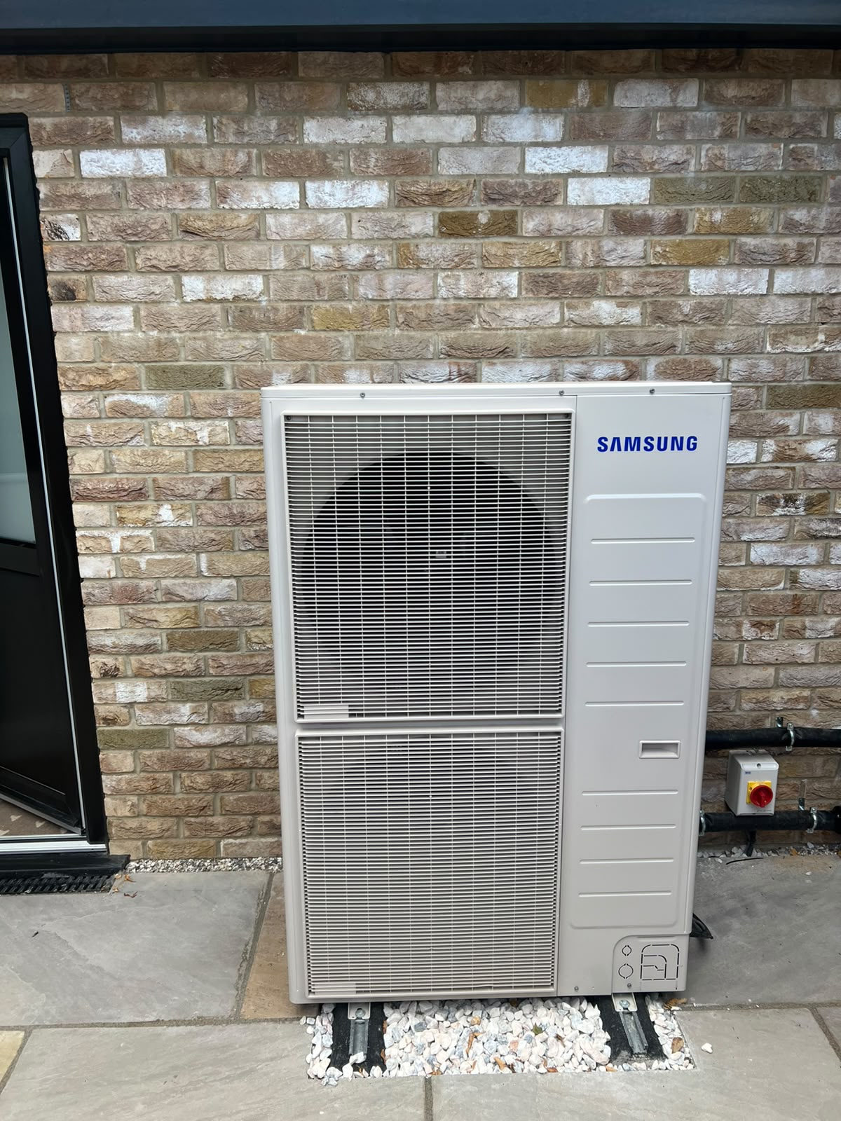 Samsung heat pump outdoor unit serviced in Essex