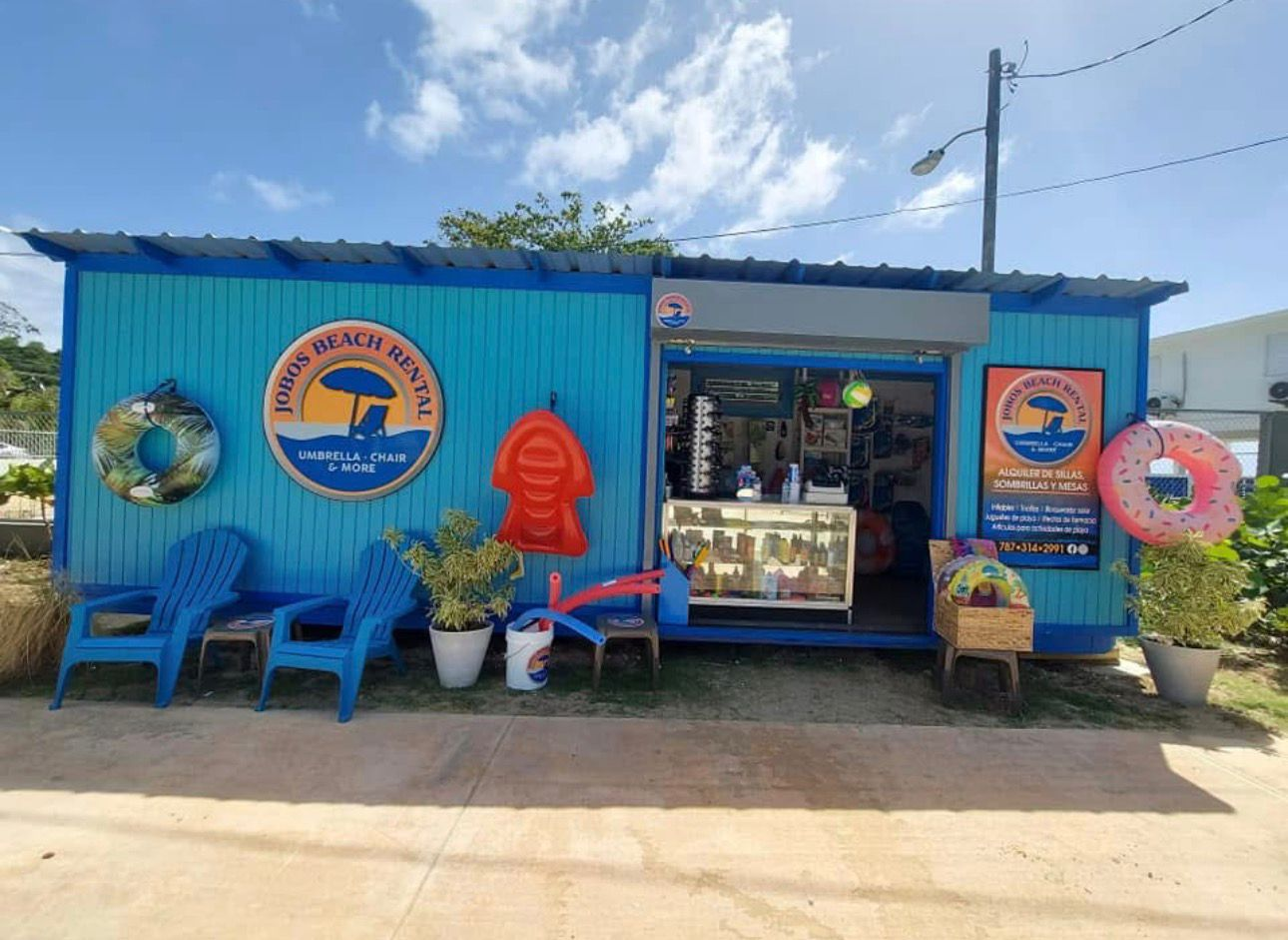 Jobos Beach Rental storefront in Isabela, Puerto Rico