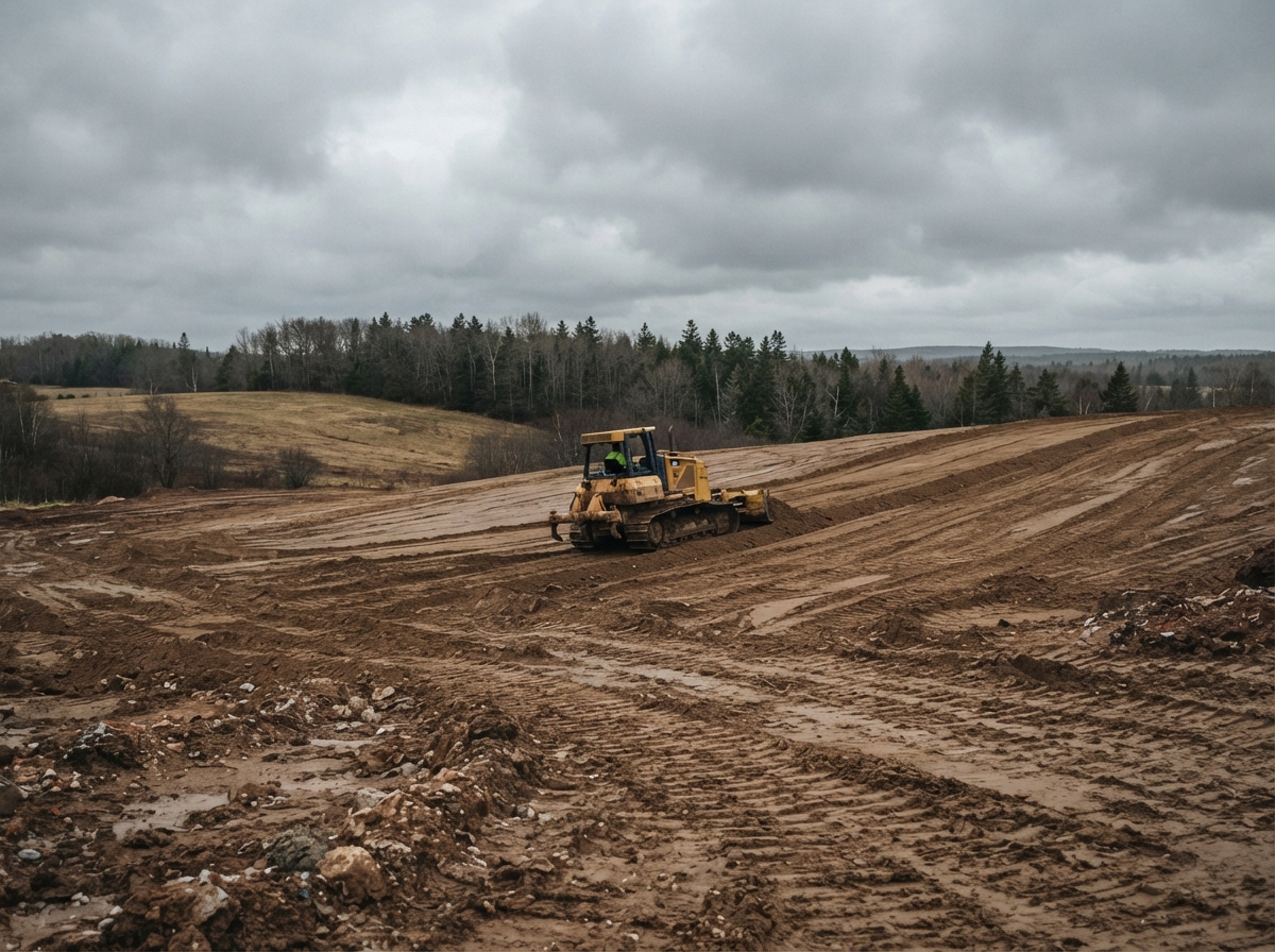 Large-scale site preparation and grading by UPG Landscaping