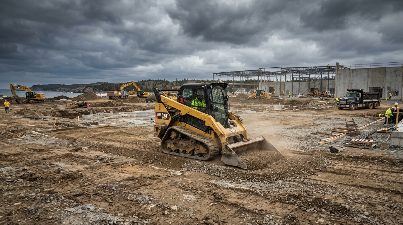 Skidsteer service PEI by UPG Landscaping