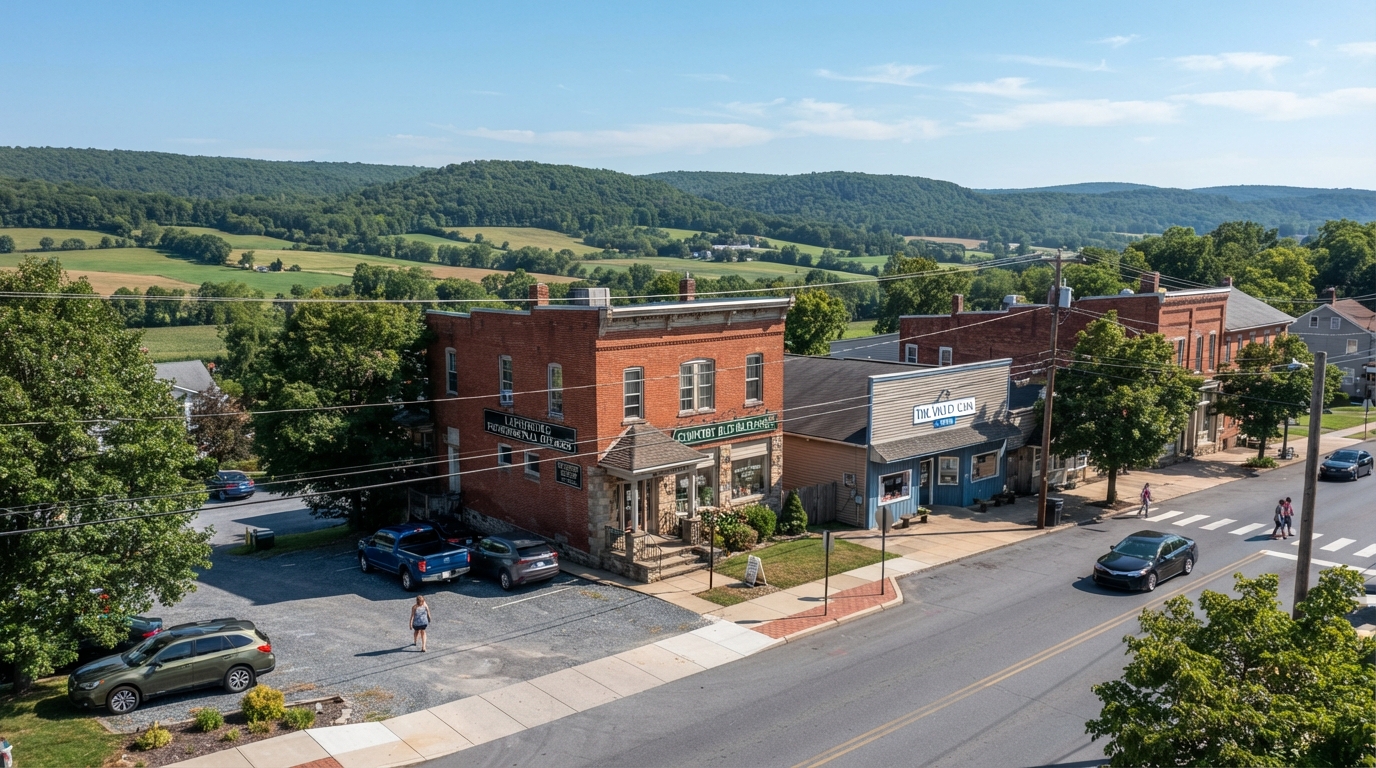 Commercial real estate in Landisburg, Perry County, including neighborhood retail, commercial land properties