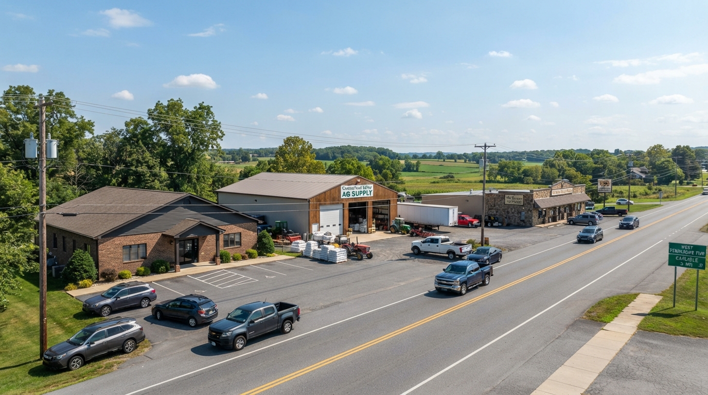 Commercial real estate in West Pennsboro Township, Cumberland County, including neighborhood retail, commercial land properties