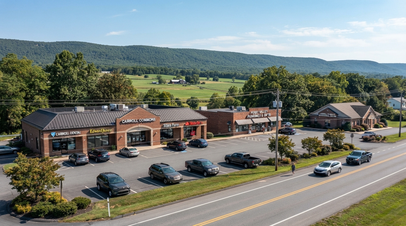 Commercial real estate in Carroll Township, Perry County, including neighborhood retail properties