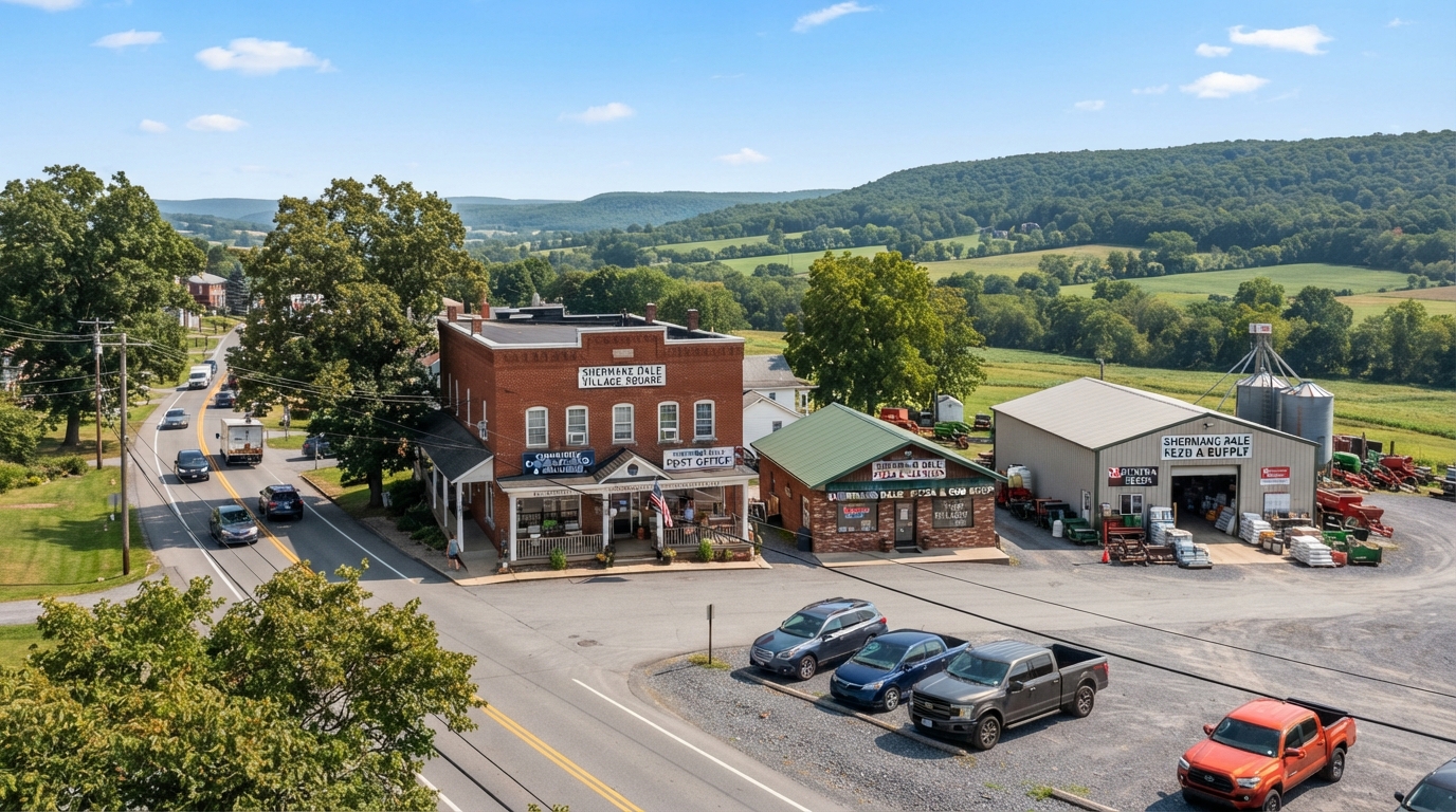Commercial real estate in Shermans Dale, Perry County, including neighborhood retail properties