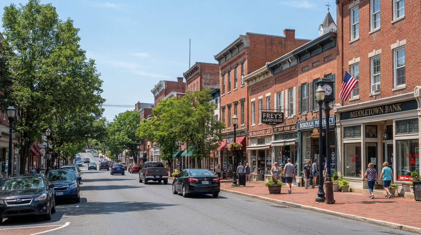 Commercial real estate in Middletown, Dauphin County, including industrial, warehouse and distribution, neighborhood retail properties