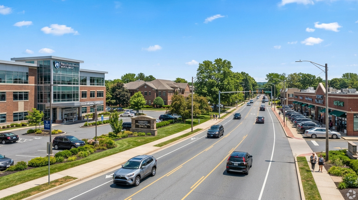 Commercial real estate in Hershey, Dauphin County, including hospitality, medical office, neighborhood retail properties