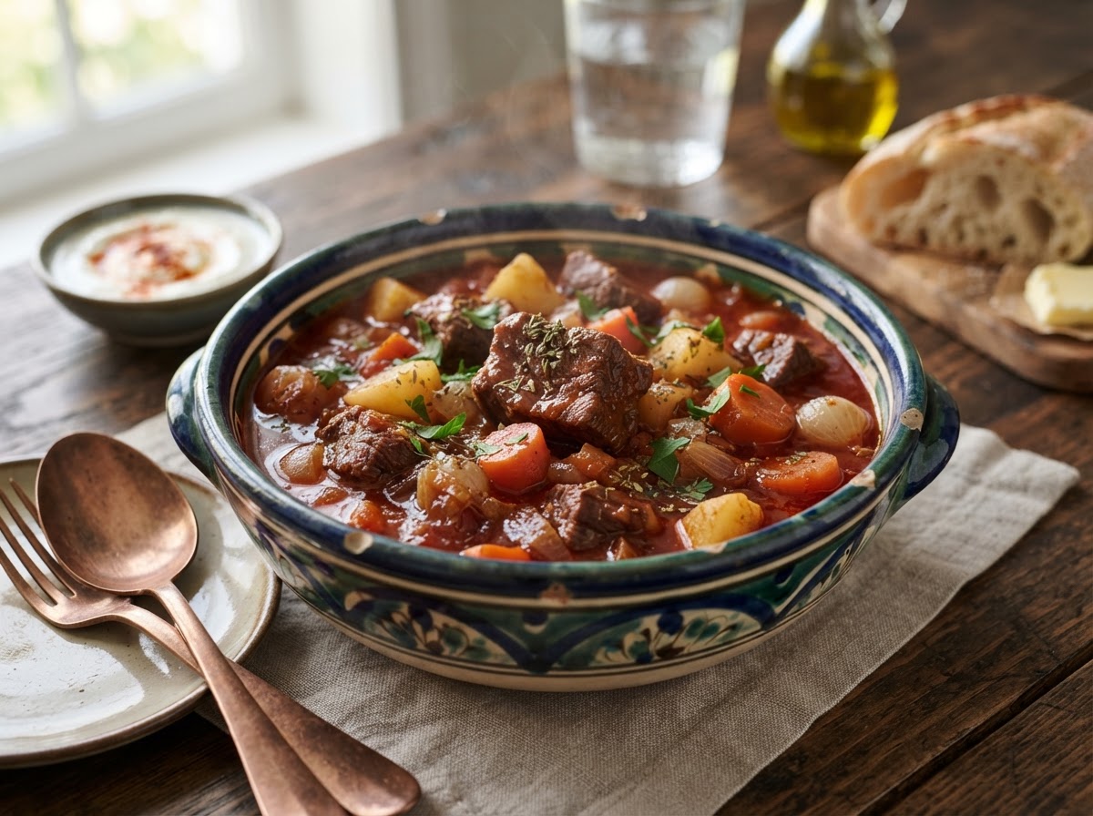 Et Yahni — Tender beef stew with potatoes & carrots from Private Chefs