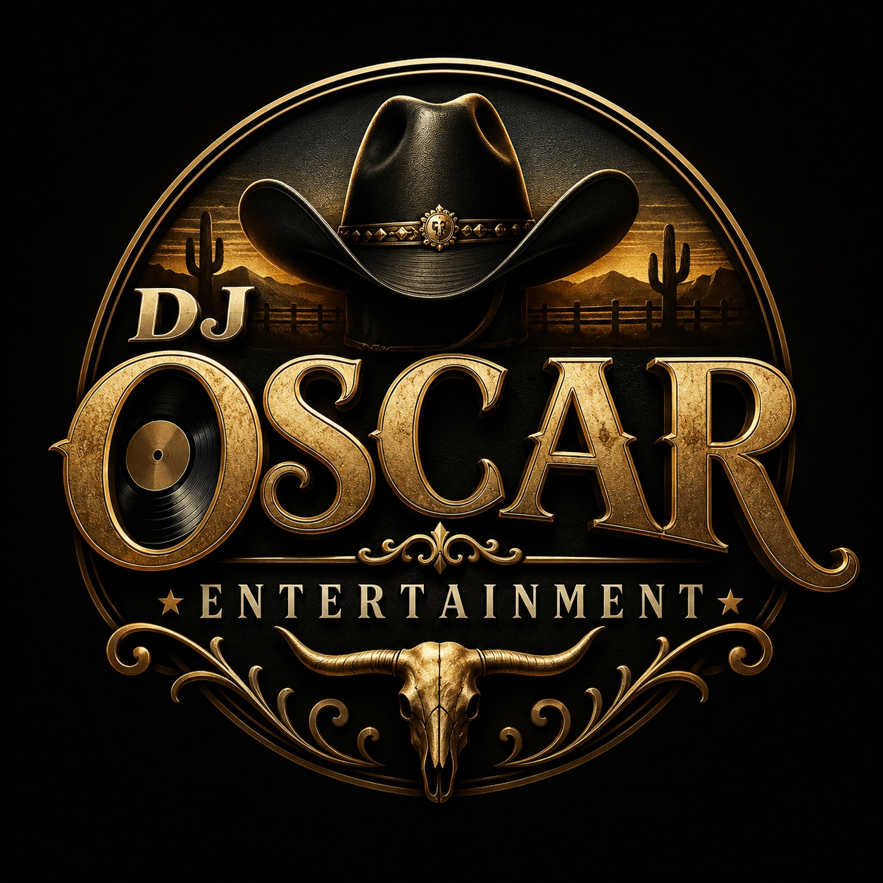 DJ Oscar Entertainment Logo