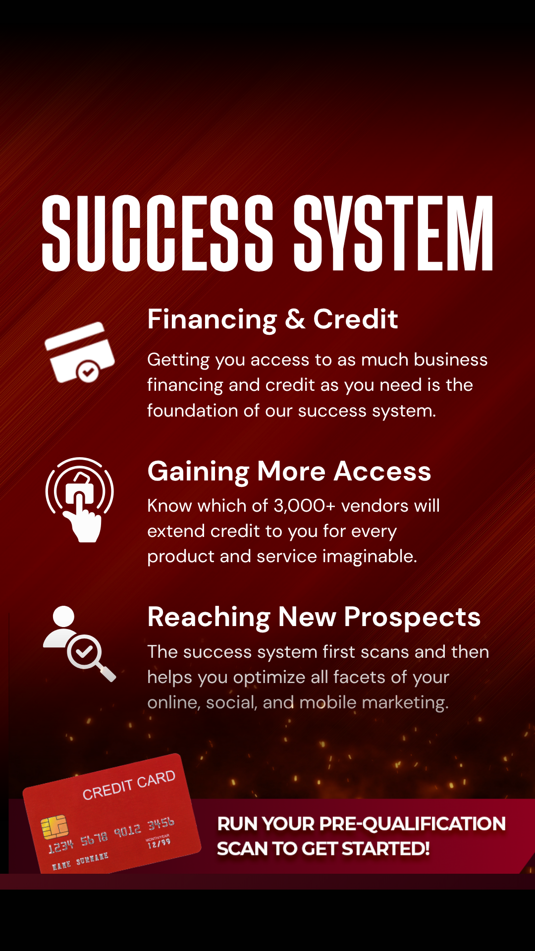 Business Loans Success System - Financing and Credit, Gaining More Access, Reaching New Prospects