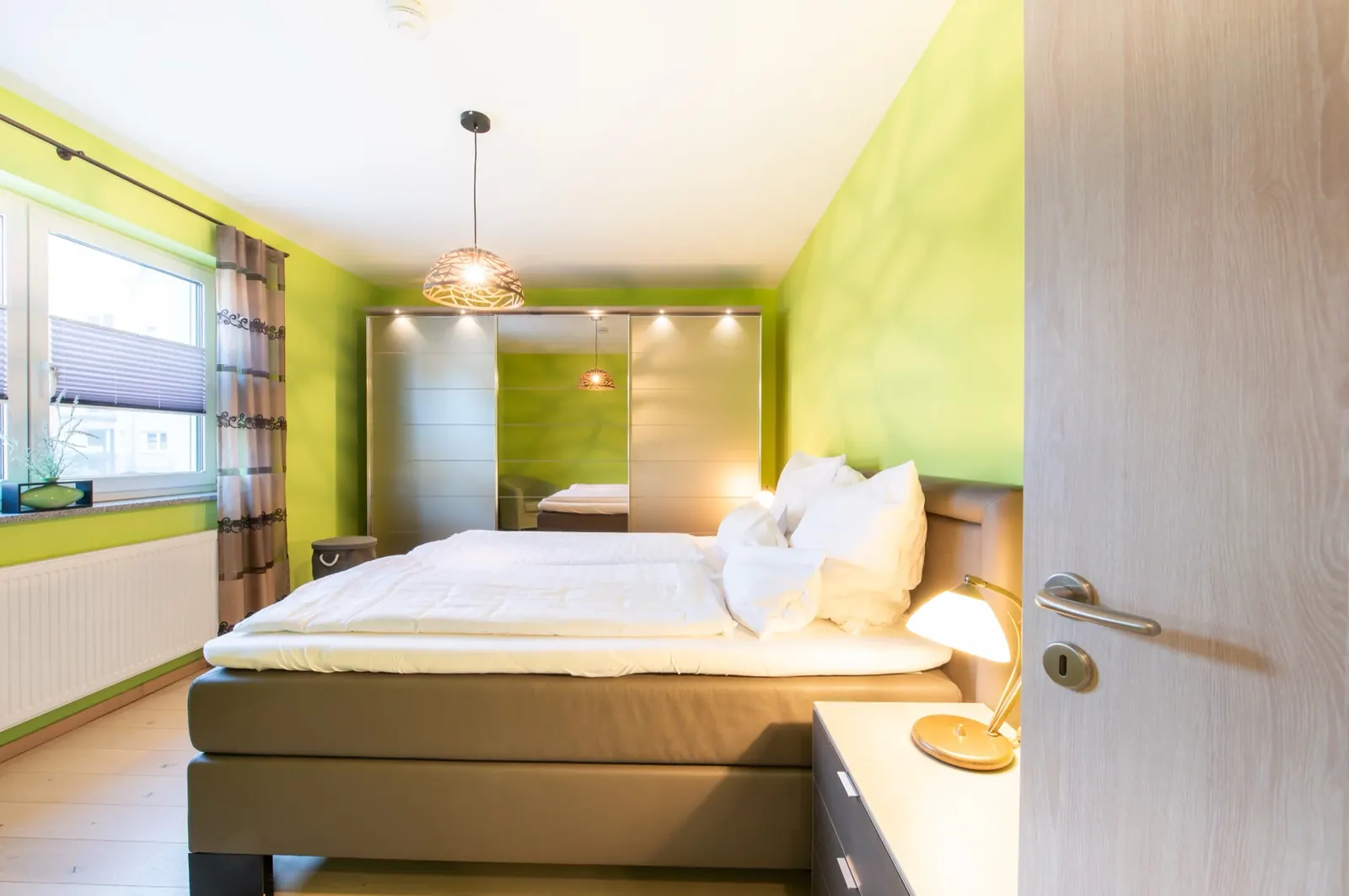 Bedrooms – Master bedroom with double bed