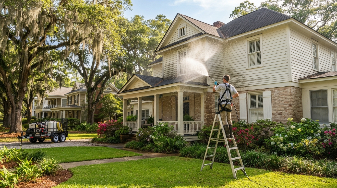Pressure washing service in Thomasville, GA - exterior house washing